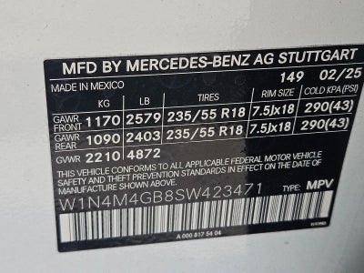 2025 Mercedes-Benz GLB GLB 250 SUV