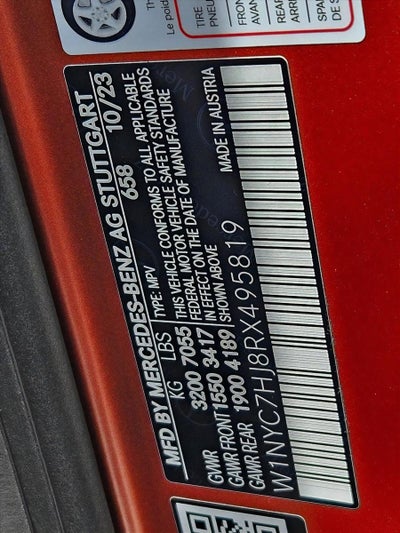 2024 Mercedes-Benz G-Class AMG® G 63 4MATIC® SUV