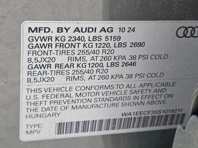 2025 Audi Q3 S line Premium Plus 45 TFSI quattro