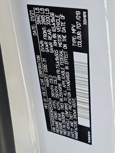 2021 Volvo XC40 Recharge P8 eAWD Pure Electric