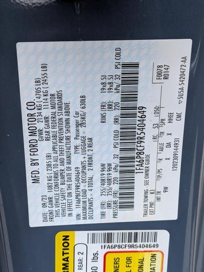 2024 Ford Mustang GT Premium Fastback