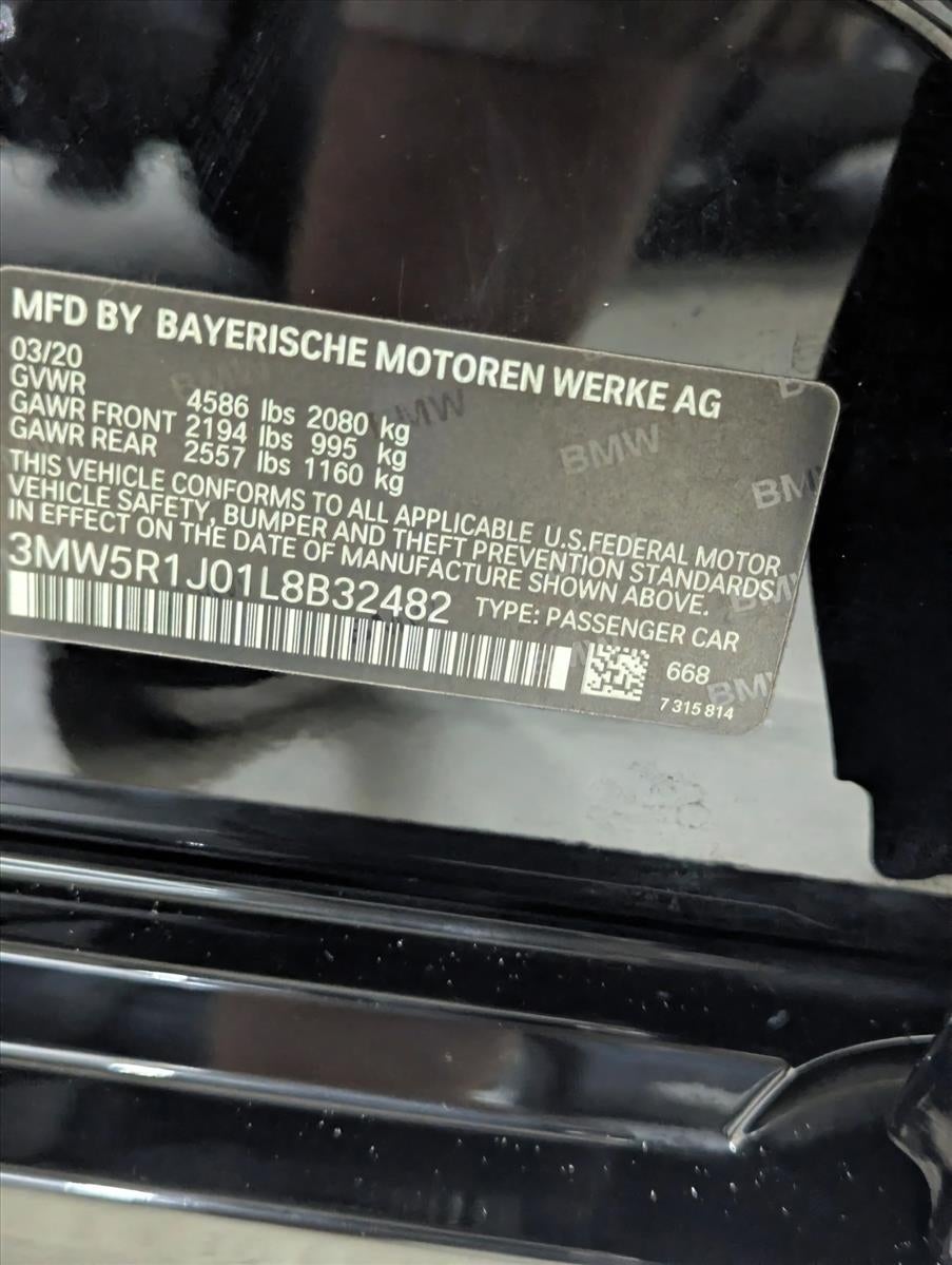 2020 BMW 330i Sedan North America