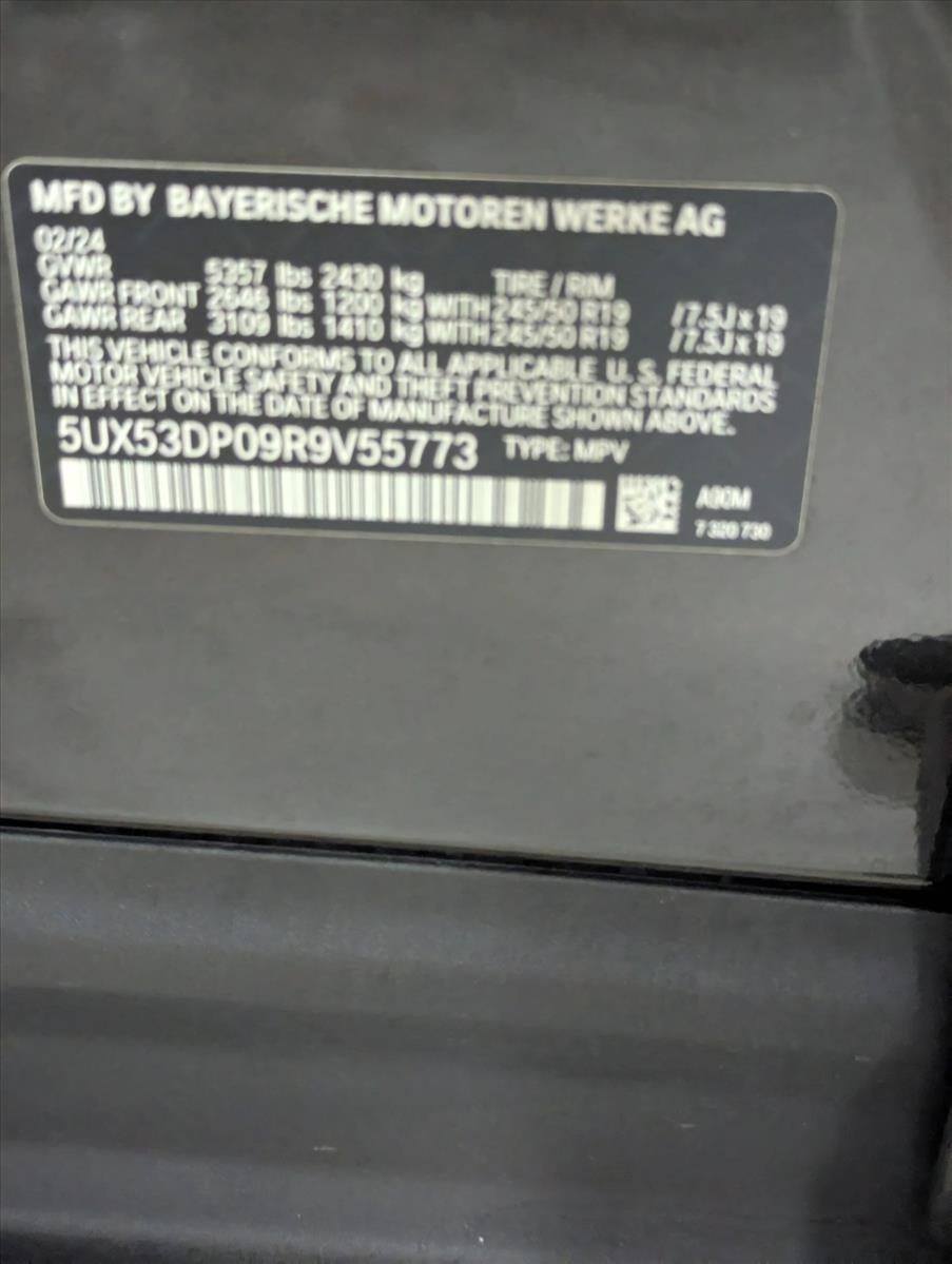 2024 BMW X3 xDrive30i Sports Activity Vehicle