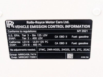 2021 Rolls-Royce Ghost Sedan
