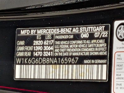 2022 Mercedes-Benz S-Class S 500 4MATIC® Sedan