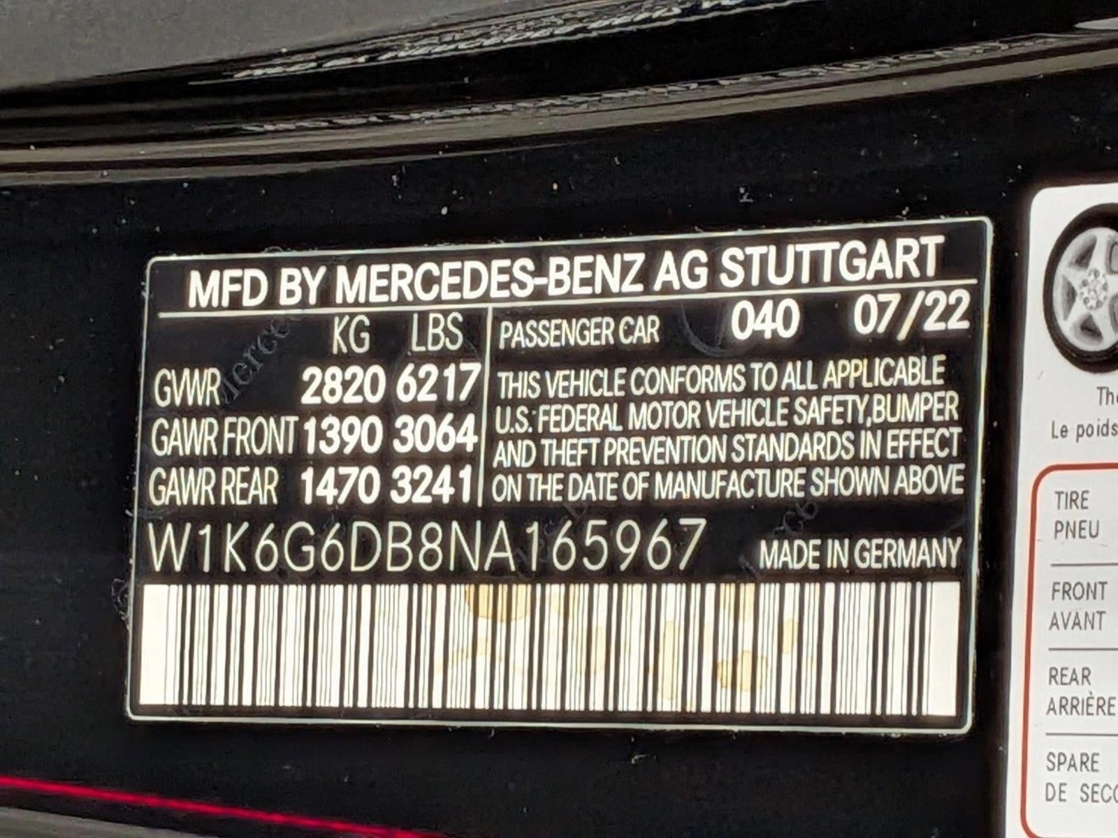 2022 Mercedes-Benz S-Class S 500 4MATIC® Sedan