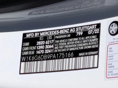 2023 Mercedes-Benz S-Class S 500 4MATIC® Sedan