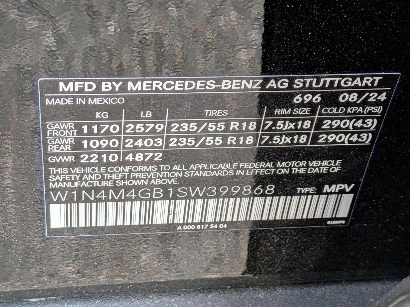 2025 Mercedes-Benz GLB GLB 250 SUV