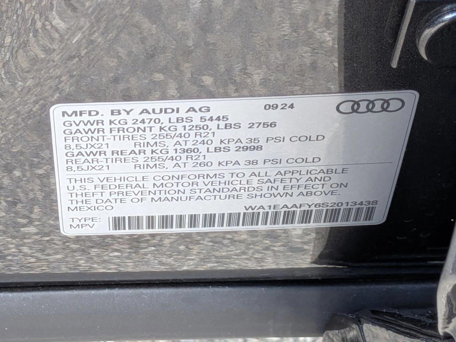 2025 Audi Q5 S line Premium Plus 45 TFSI quattro