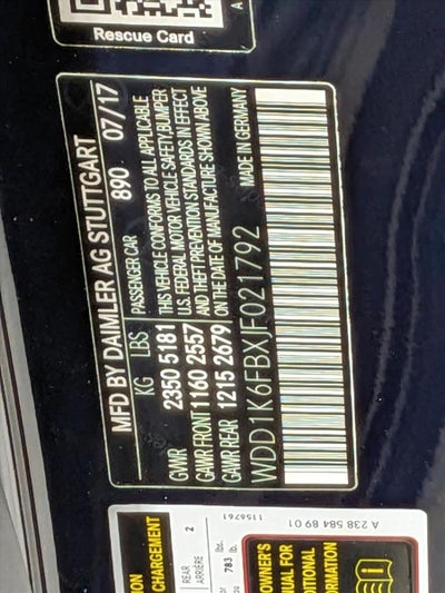 2018 Mercedes-Benz E-Class E 400 RWD Cabriolet