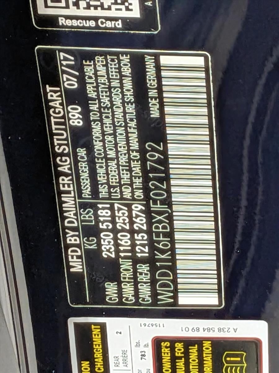 2018 Mercedes-Benz E-Class E 400 RWD Cabriolet