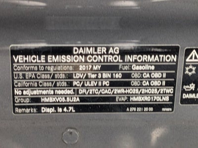 2017 Mercedes-Benz S-Class S 550 Sedan