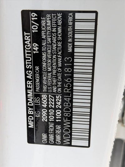 2020 Mercedes-Benz C-Class C 300 Sedan