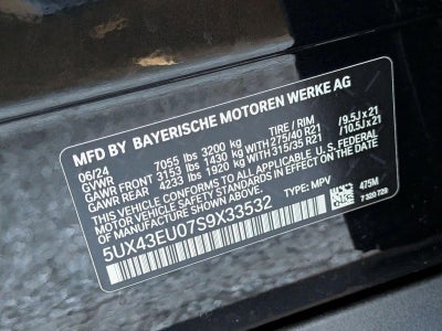 2025 BMW X5 xDrive50e Plug-In Hybrid