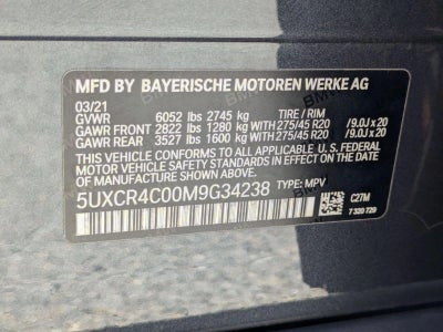 2021 BMW X5 sDrive40i Sports Activity Vehicle