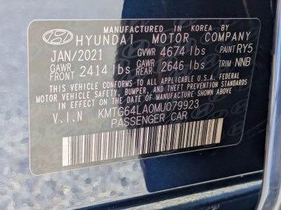 2021 Genesis G70 2.0T RWD