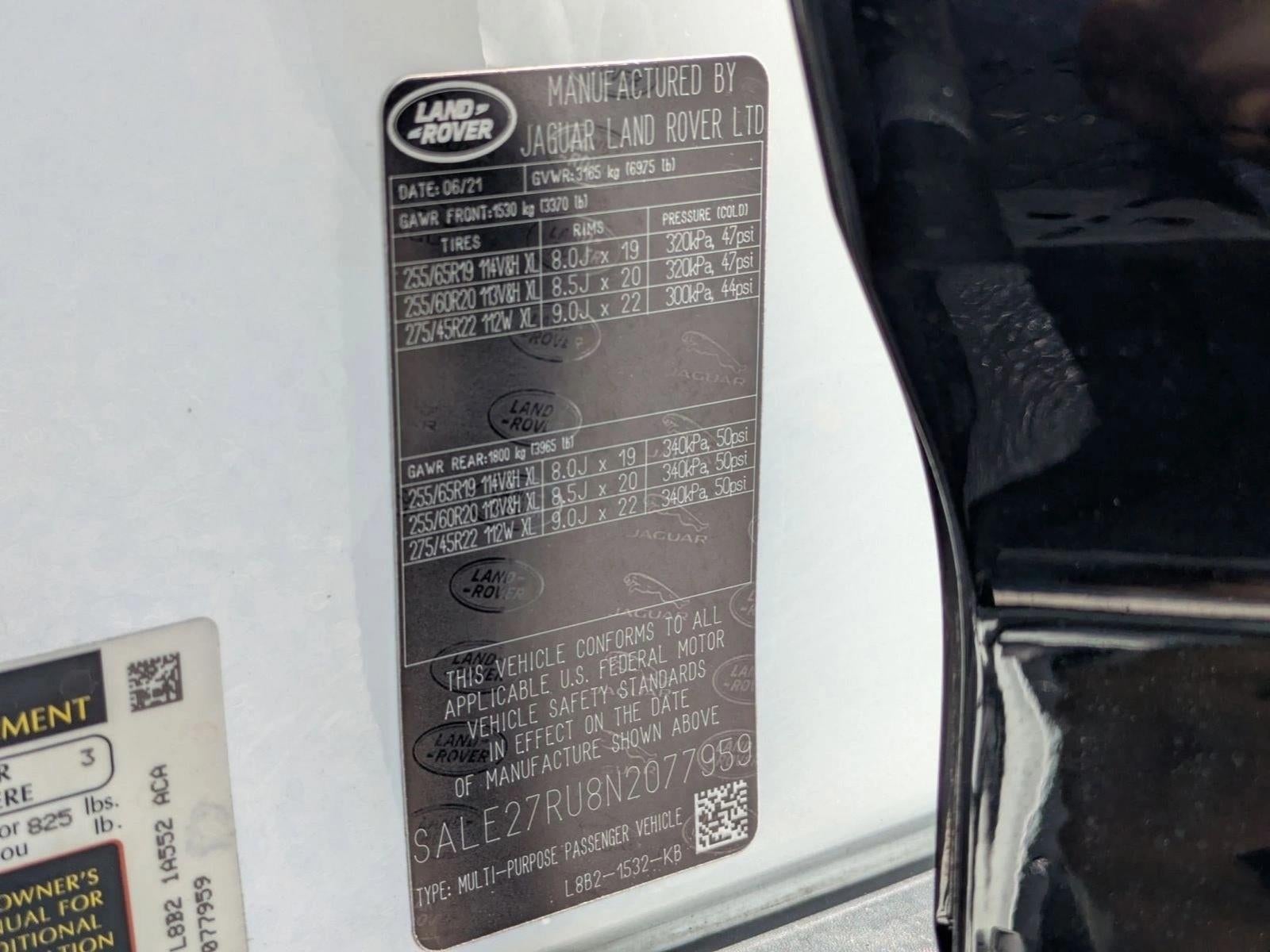 2022 Land Rover Defender 110 X-Dynamic SE AWD