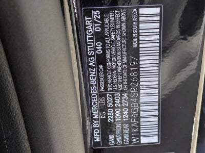 2025 Mercedes-Benz C-Class C 300 Sedan