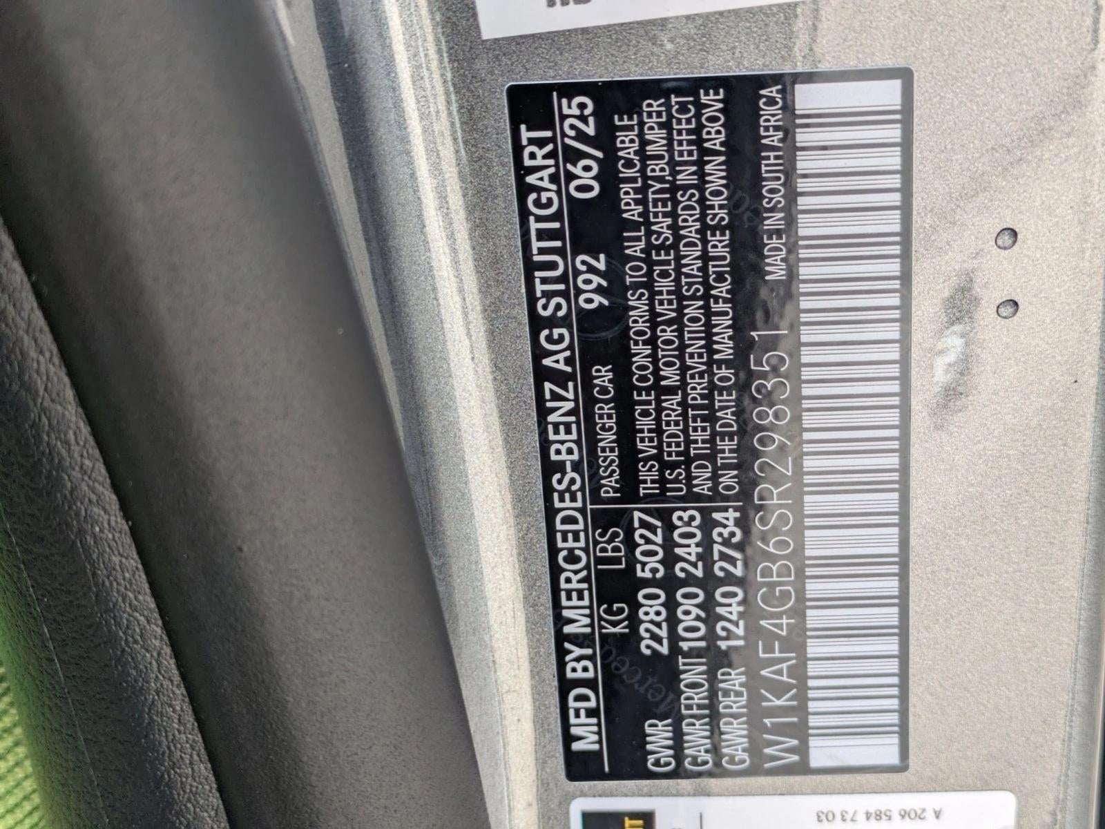 2025 Mercedes-Benz C-Class C 300 Sedan