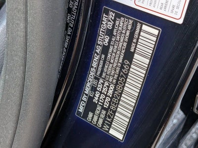 2022 Mercedes-Benz E-Class E 350 4MATIC® Sedan