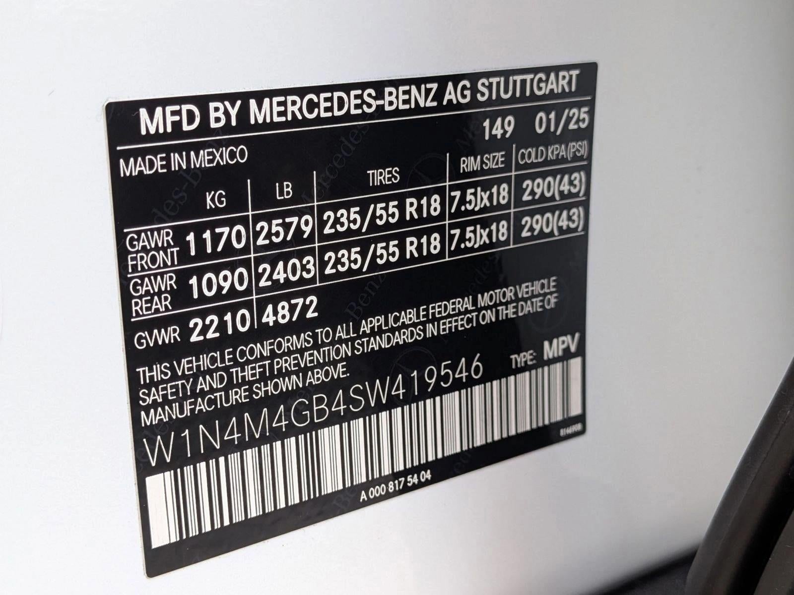 2025 Mercedes-Benz GLB GLB 250 SUV