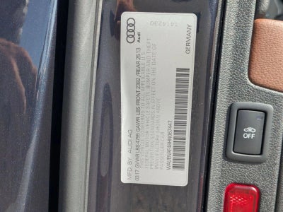 2017 Audi A4 2.0 TFSI Auto Premium Plus quattro AWD