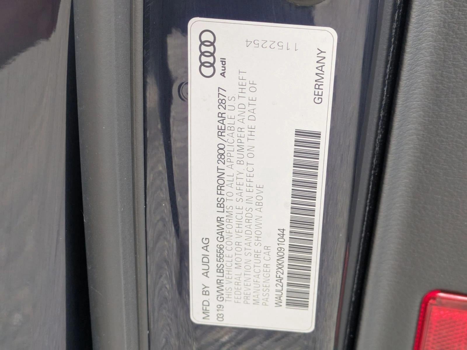 2019 Audi A6 Premium Plus 55 TFSI quattro