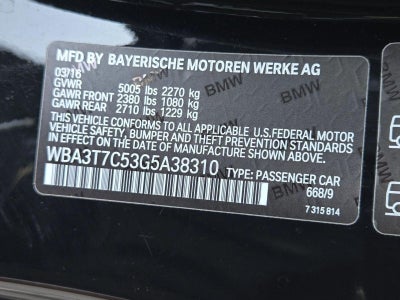 2016 BMW 435i xDrive Convertible