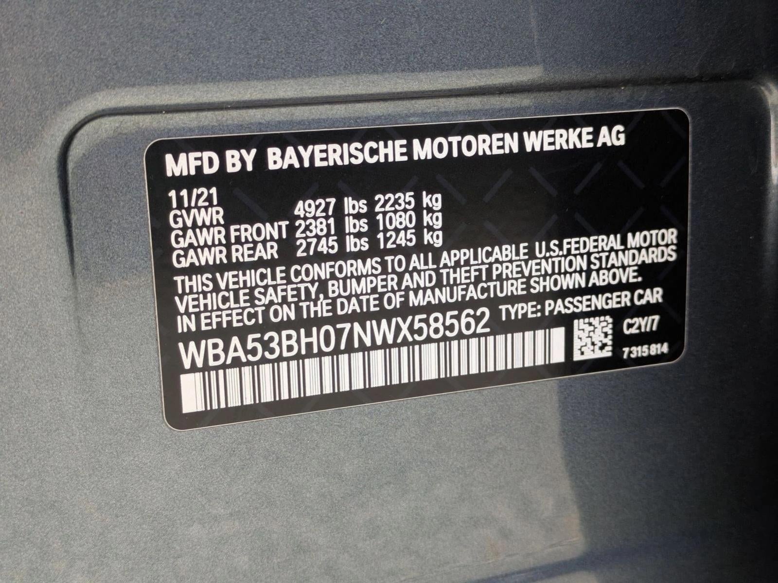 2022 BMW 530i Sedan