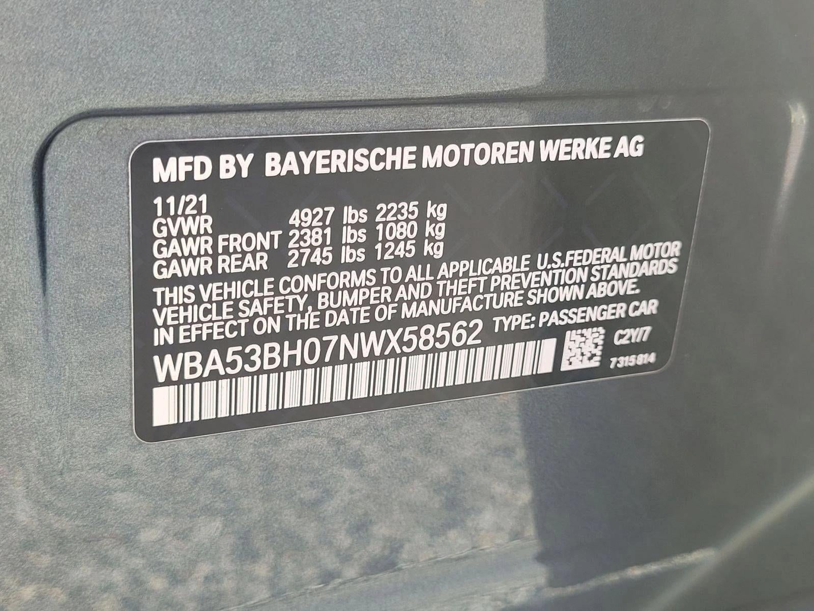 2022 BMW 530i Sedan