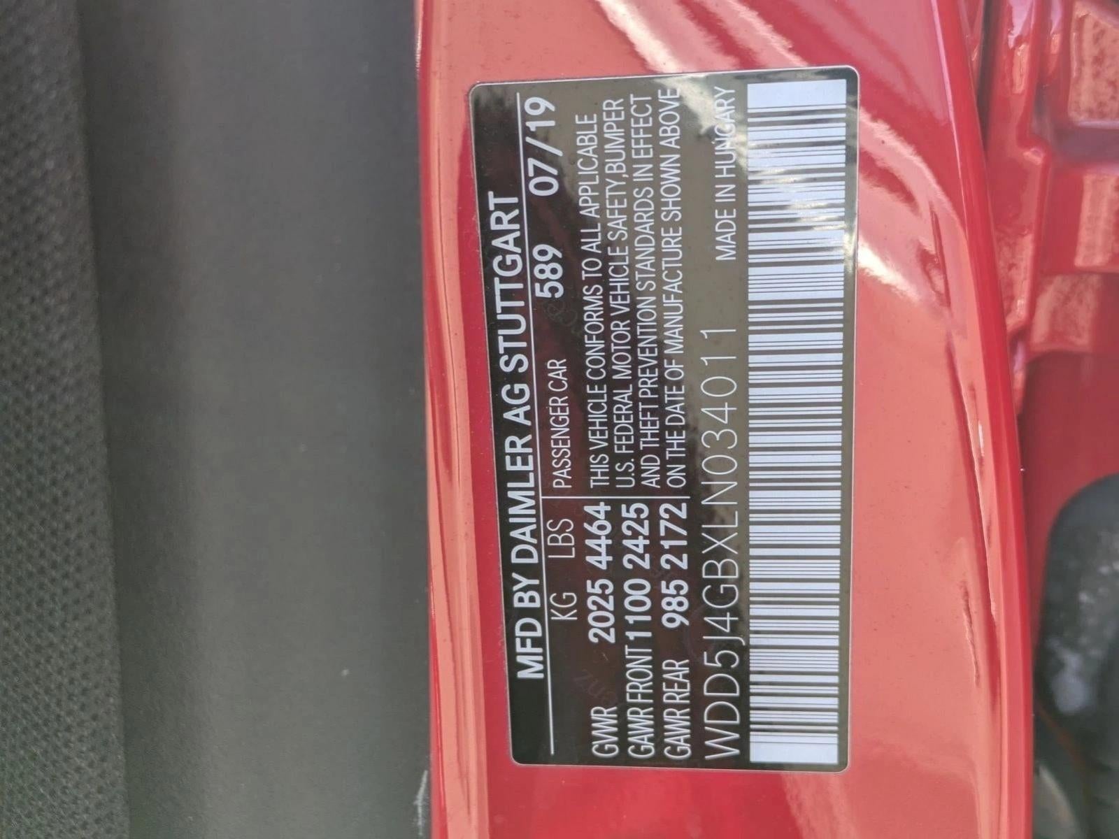 2020 Mercedes-Benz CLA CLA 250 Coupe