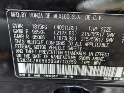 2016 Honda HR-V 2WD LX CVT