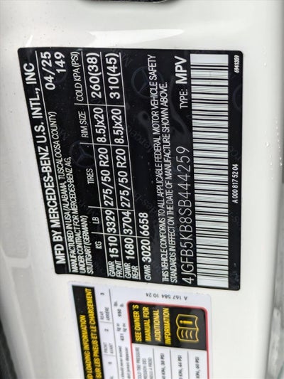 2025 Mercedes-Benz GLE GLE 450 4MATIC® SUV