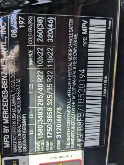 2026 Mercedes-Benz GLE GLE 580 4MATIC® SUV