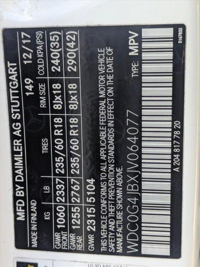 2018 Mercedes-Benz GLC GLC 300 SUV