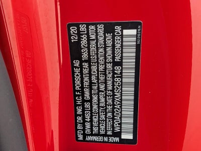 2021 Porsche 911 Turbo S Coupe