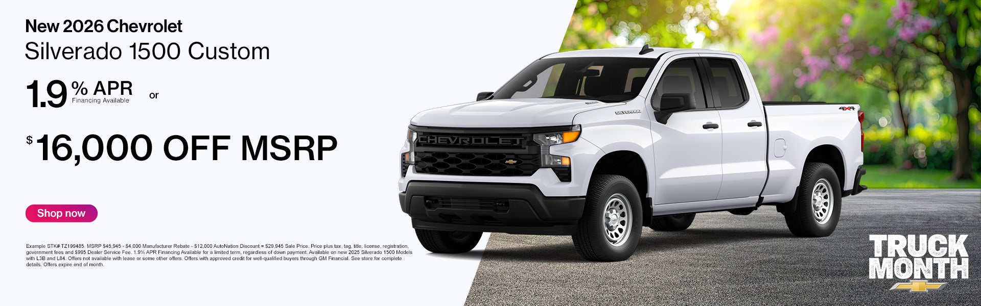 2026 Chevrolet Silverado 1500 Custom