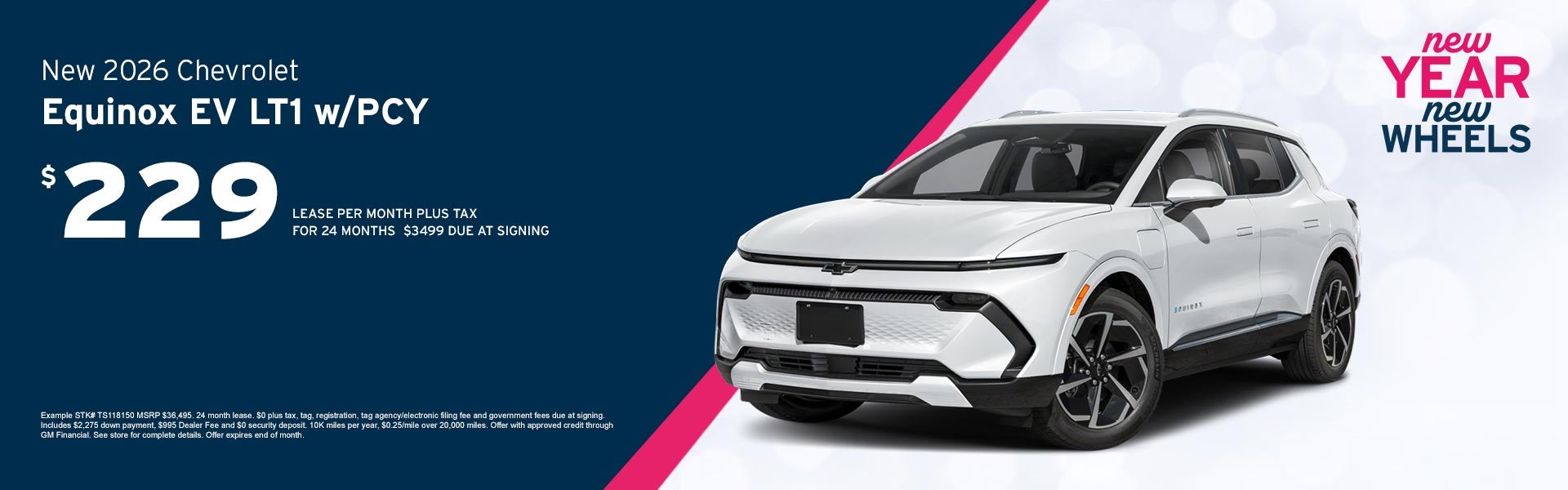 New 2026 Chevrolet Equinox EV LT1 w/PCY