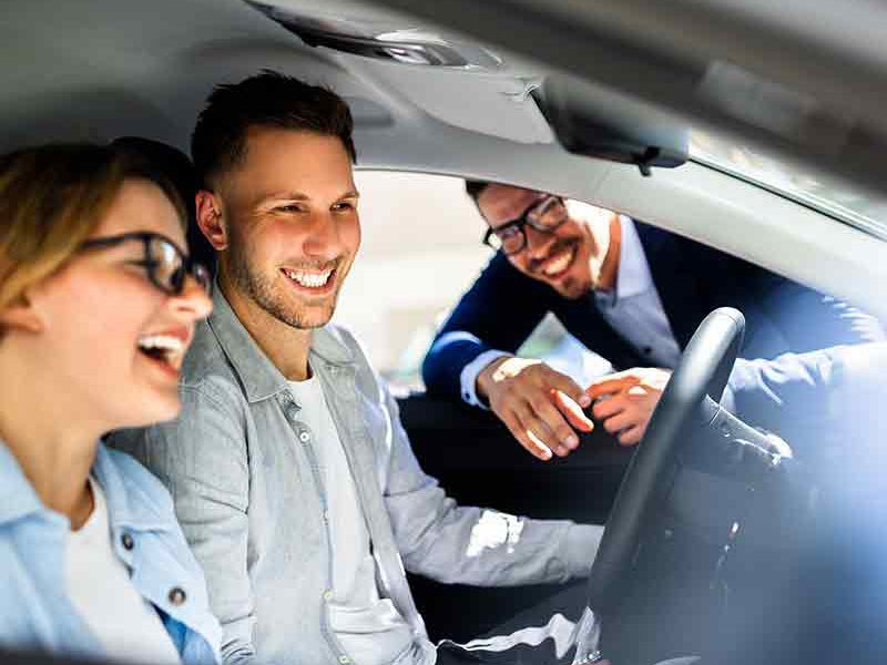 AutoNation Chevrolet Greenacres in Greenacres FL couple in their new car