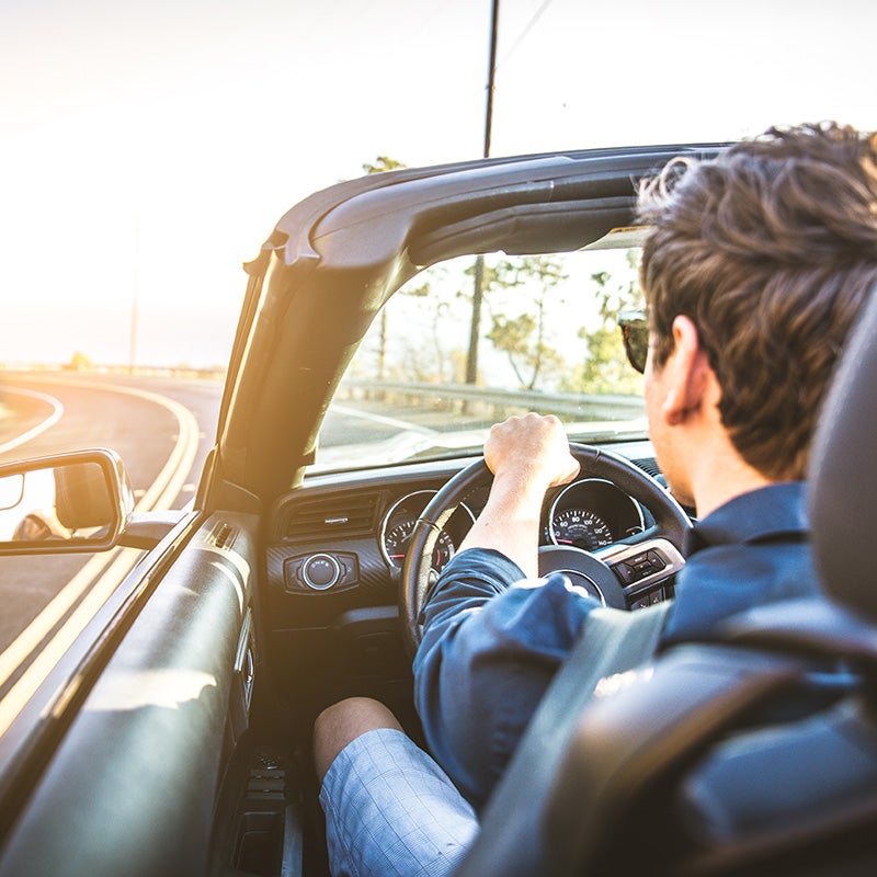 AutoNation Chevrolet Greenacres in Greenacres FL guy driving in his new car